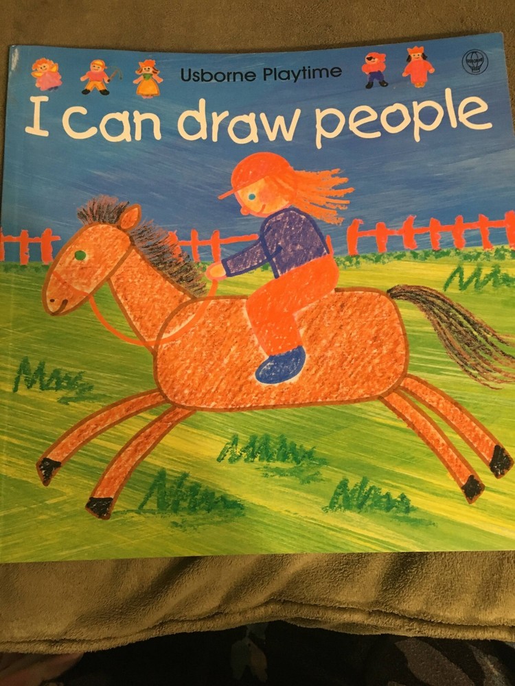I Can Draw People (Usborne Playtime) by Gibson, Ray Paperback Book The Fast Free