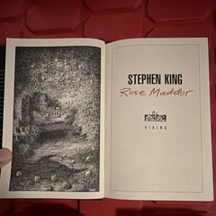 Stephen King Rose Madder Hardcover Viking 1995 Dust Jacket Horror English