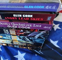 Huge Epic Fantasy Book Lot 11x – Glen Cook Black Company, Garrett PI, Erikson