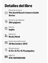 David D. Busch Nikon D5500 Digital SLR Guide 2015 PB Rocky Nook 384p
