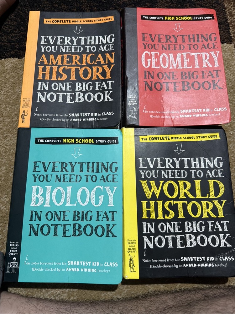 Set Everything You Need to US & world History, Geo, biology , Mid/ high School