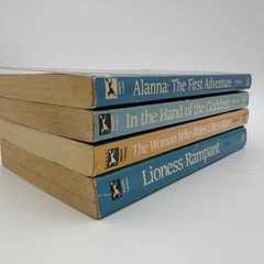 Song of the Lioness 1-4 – Tamora Pierce (mmpb set, 1st prints) Borzoi, 1989-1990