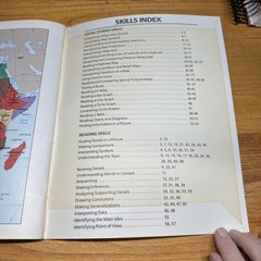 4 Maps Charts Graphs Levels D, E, F, and G Modern Curriculum Press US World pb