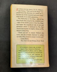 1960s Tolkien Lord Of The Rings Trilogy Book Set Ballantine