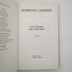 In The Slammer With Carol Smith Stories Hardcover Book Hortense Calisher 1997