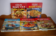 Lot of 5 – Simple 1-2-3 Cookbooks – Chicken, Seafood, Slow Cooker, Kids Recipes