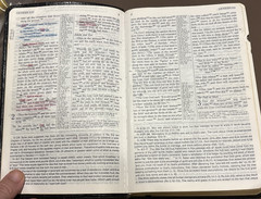 Hebrew Greek Key Word Study Bible NIV Red Letter Ed AMG Bonded Leather Indexed