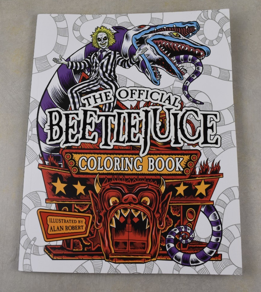 Beetlejuice The Official Coloring Book 2024 Trade Paperback BRAND NEW