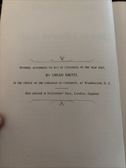 Uriah Smith- Here And Hereafter A Gift Of God Is External Life. Antique HC