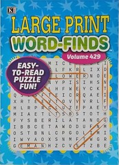 4 Large Print Word-Finds Puzzle Books Kappa Games Vol#427-430 Total 320 Puzzles