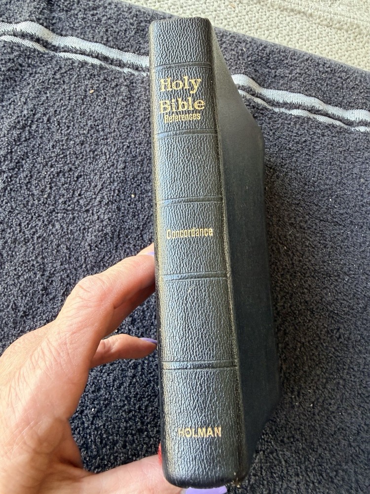 KJV Holy Bible – Holman Jewel Reference – French Morocco Leather 1942