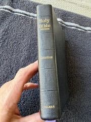 KJV Holy Bible – Holman Jewel Reference – French Morocco Leather 1942