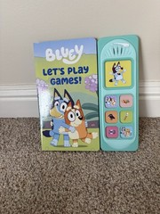 Bluey: Let’s Play Games! Sound Book by Pi Kids (2025, Children’s Board Books)