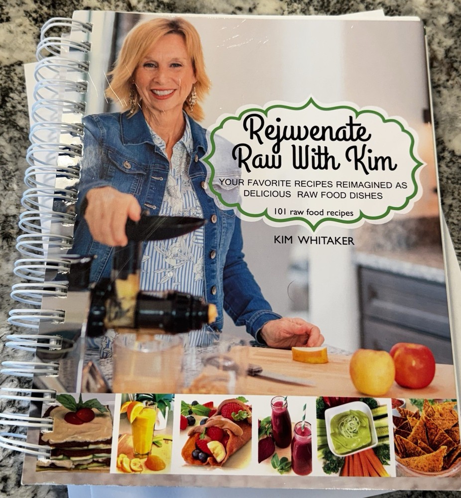 REJUVENATE RAW WITH KIM by Kim Whitaker SPIRAL BOUND-Glossy Wipeable Pages