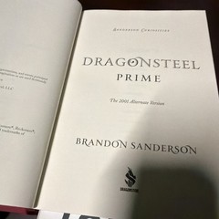Dragonsteel Prime by Brandon Sanderson – Leatherbound Like New 1st Ed 1st Print