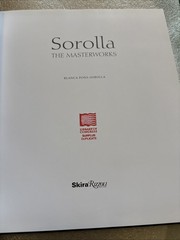 Sorolla : The Masterworks by Blanca Pons-Sorolla (2012, Hardcover) Ex-libris