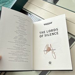 Warhammer 40,000 The Lords of Silence Chris Wraight Hardcover Signed