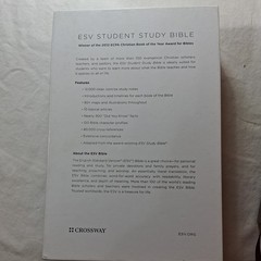 ESV Student Study Bible (Hardcover, Flowers Design) by Crossway, BOOK IS SIGNED