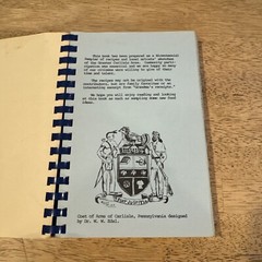 Carlisle Heritage ‘76 Cookbook A Bicentennial Collection 228 Pages Rare PA