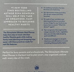 Skinny Taste Ultimate Meal Planner Gina Homolka First Edition Spiral Bound