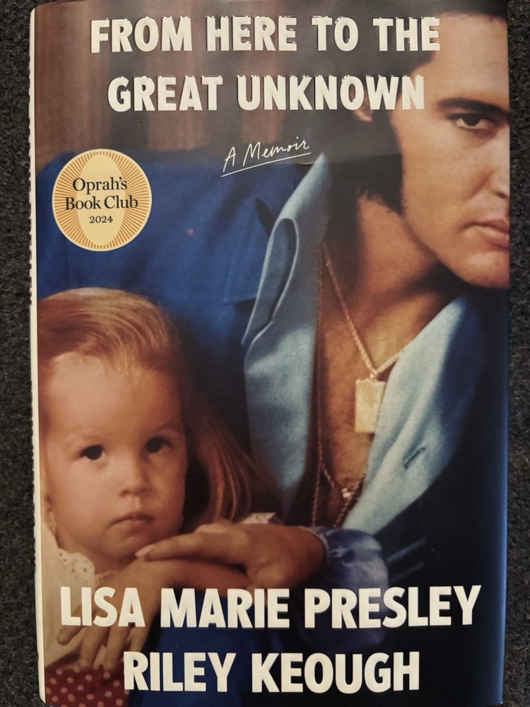 Riley Keough From Here To The Great Unknown SIGNED HC BOOK Lisa Marie Presley