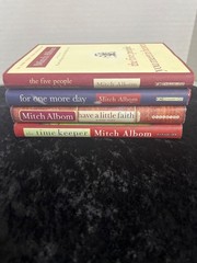 MITCH ALBOM 4 Book Lot: Classic Hardcover Novels-No Duplicates