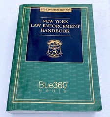 2025 NEW YORK LAW ENFORCEMENT HANDBOOK for POLICE by Blue360 Media NEW
