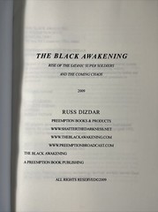 【 Large Print 】The Black Awakening, Russ Dizdar, Paperback ,8.5*11.5”, Brand New