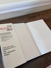 The Prophecy Edition Bible NKJV – 1985 Nelson – 403HC – Like New
