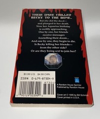 Zodiac Chillers: Rage of Aquarius By Carol Ellis – 1995 Vintage YA Horror