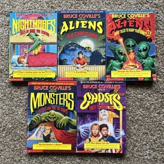 Lot of 5 1990s Bruce Coville PB Book of Monsters / Ghosts / Aliens / Nightmares