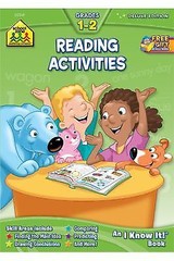 School Zone Reading Activities 1-2 Workbo- 9780887438417, paperback, School Zone
