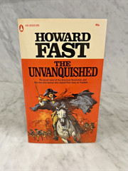 The Unvanquished by Howard Fast American Revolution Novel paperback book 1970