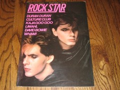 Rock Star Vol 1 Japanese Magazine + Flexi Duran Duran David Bowie Culture Club
