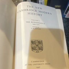 Cambridge Modern History Hardcover Multi-Volume Set G.R. Potter Mixed Lot
