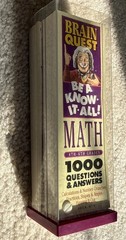 Brain Quest Be a Know-It-All Math 4th-6th Grades Decks 1 & 2 Complete