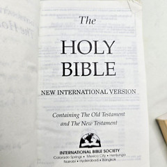 Holy Bible NIV NT Psalms Good News Camo Military Mini 2 Books Vintage Pocket