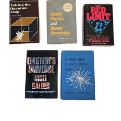 5 UNIVERSE PHYSICS Vintage Books The 50S 60S 70S 80S, Excellent Condition
