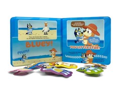 Bluey The Beach Bath Time Books – Activity Books for kids, Bath book, 6 Pad