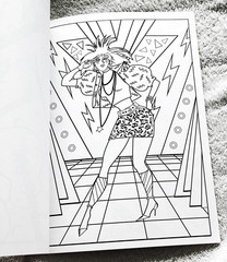 📻 Bendon 16929 Coloring the 80’s Advanced Adult Book VG 38 Pix HipHop FreeShip