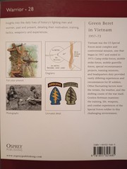 Osprey Warrior 28: Green Beret in Vietnam 1957-73 by Gordon Rottman