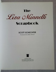 The Liza Minnelli Scrapbook by Schechter Scott