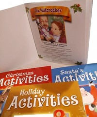 3 Activities Books + The Nutcracker Story 2012 Quangdon 5.5in by 6in Pub Interna