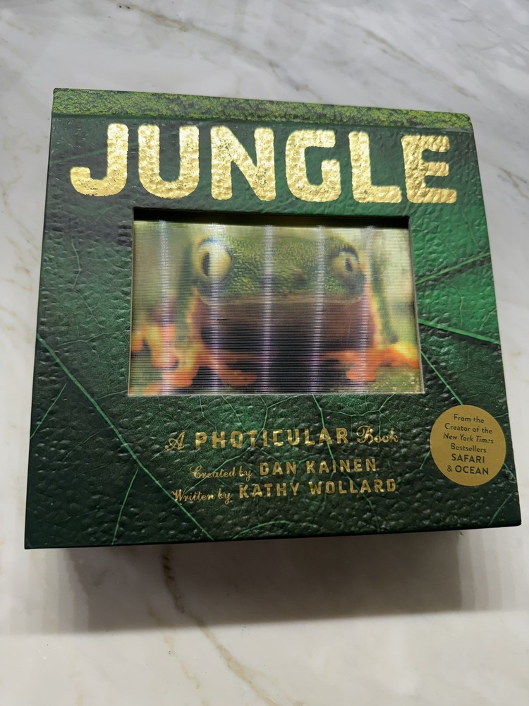 Jungle : A Photicular Book by Kathy Wollard and Dan Kainen (2016, Hardcover)