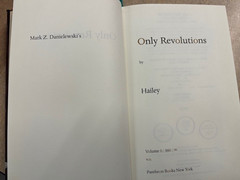 Only Revolutions by Mark Z. Danielewski Pre-Publication w/ Different Boards LN