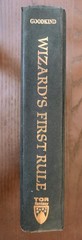 Wizards First Rule, First Edition, 1994, By Terry Goodkind, No Dust Jacket