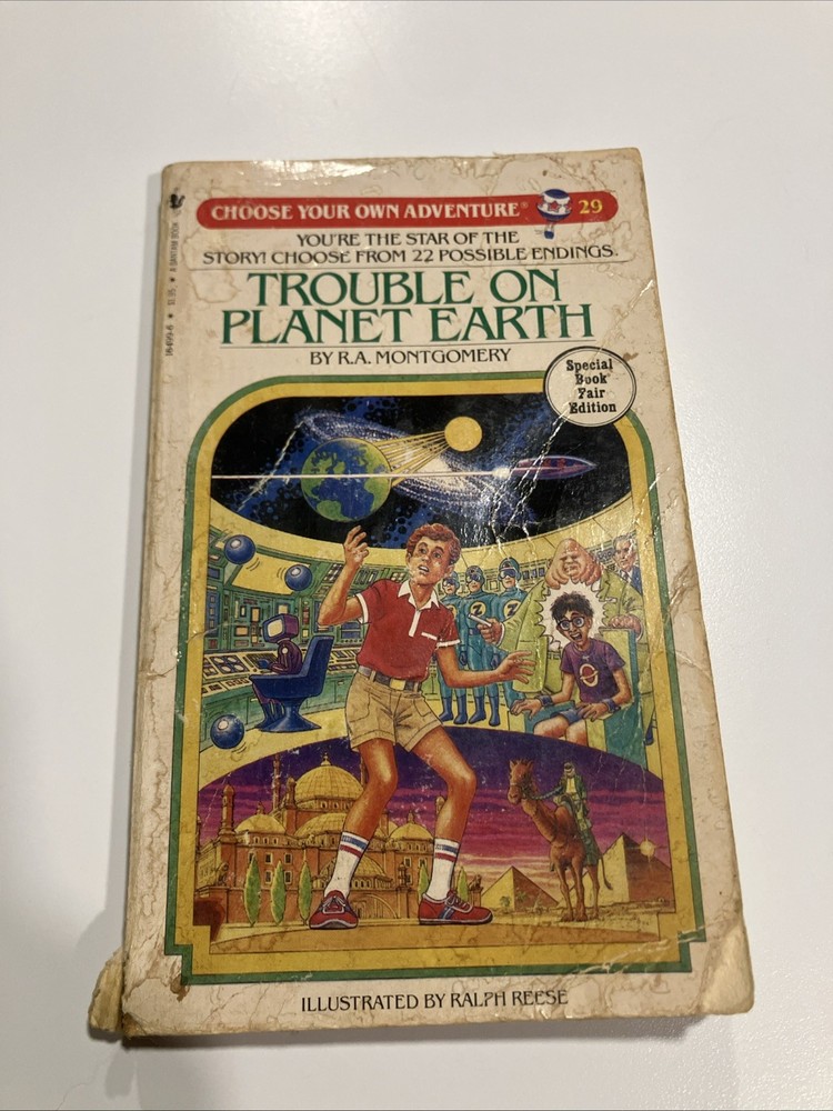 Trouble On Planet Earth Choose Your Own Adventure #29 1984 Paperback