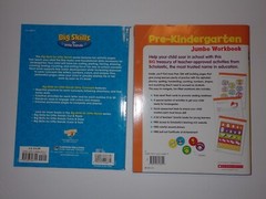 2 Workbooks Ages 3-4 Scholastic Pre-Kindergarten & Big Skills Early Concepts