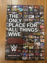 2016 WWE Official Program with Poster Raw Smackdown Rollins Wyatt 76 Pages NEW