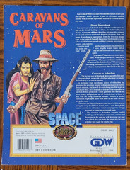 SPACE: 1889, CARAVANS OF MARS by ED ANDREWS, GDW GAMES #1903, 1989, RPG!